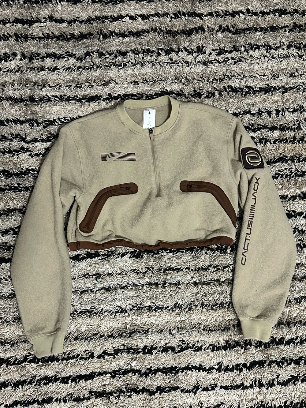 Nike x CACTUSCORP crop zip up
